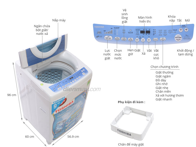 Máy giặt Toshiba Inverter